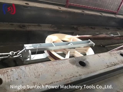 Polea de una sola polea de alta capacidad con rodamiento de bolas para un funcionamiento suave​