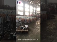 Herramientas de erección de torres de hoja única, bloque de poleas de acero para levantar / levantar