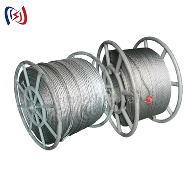 calidad  Transmission Line Anti Twisting Braided Galvanised Conductor Steel Pilot Wire Rope fábrica