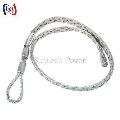 calidad  80kn Wire Rope Pulling Conductor ACSR Cable Mesh Socks fábrica