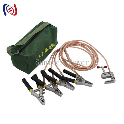 Calidad  Three phase 25mm Plug Construction Earth Wire Personal Grounding Wire Safety Tools fábrica