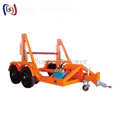 calidad  Heavy Duty Cable Reel Trailer 20T Capacity for Industrial Transport fábrica