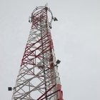 Palo del 100M Gsm Antenna Tower y luz de obstrucción angulares de la aviación de los soportes