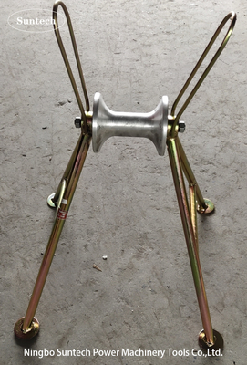Cable subterráneo, tubo de acero de rodillo subterráneo, herramientas elevadas de tracción