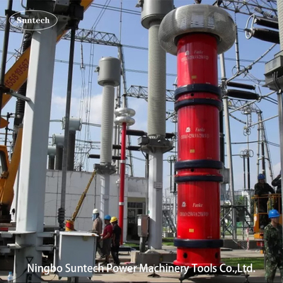 Sistema de prueba de resonancia de alta tensión de frecuencia 30-300Hz con fuente de alimentación de frecuencia variable