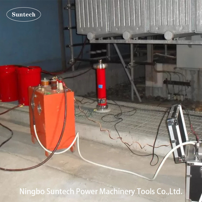 Sistema de ensayo de resonancia de CA en el sitio para ensayos de subestaciones de energía de 110 KV