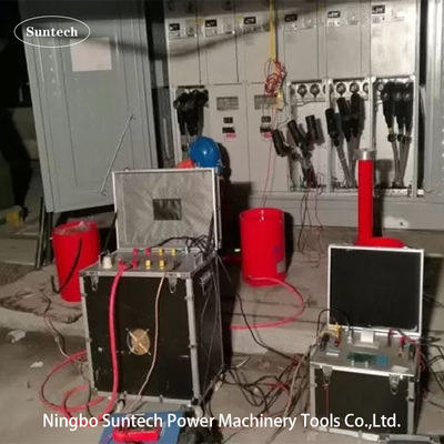 Kit de prueba de alta tensión de 810KVA, equipo de prueba de cable HV de 35KV y 132KV 30-300Hz