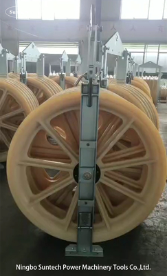 Bloque de polea de conductor de aluminio para línea de transmisión de 220KV