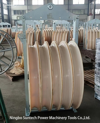 Bloque de polea de conductor de aluminio para línea de transmisión de 220KV