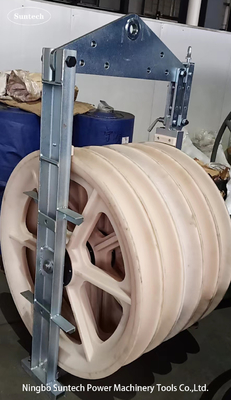 660 mm de gran diámetro hojas de nylon envueltas en una polea conductor de polea bloque de cuerda