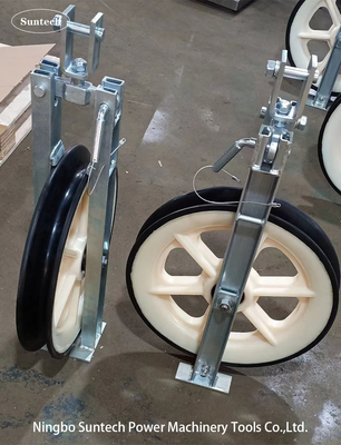 Cable de tracción de la línea de transmisión conductor de polea Bloques de cuerda
