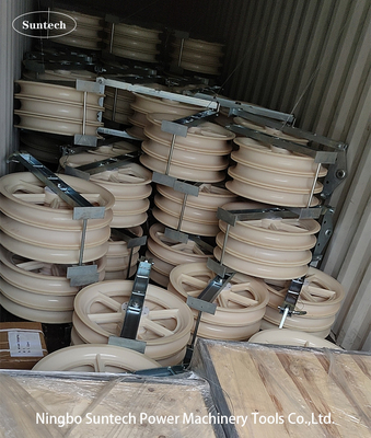 916 mm ACSR MC Conductor de nylon Cuerda de alambre Bloques de polea para atar