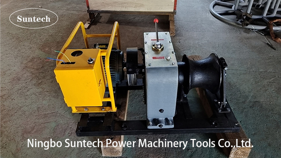 Levantamiento de JJM5-D 5 Ton Cable Winch Puller Electric usado en la transmisión de poder