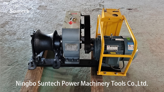 Levantamiento de JJM5-D 5 Ton Cable Winch Puller Electric usado en la transmisión de poder