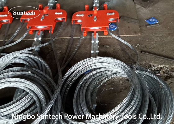Cuatro cable de Stringing Tools 130KN del conductor del paquete que tira del tablero de funcionamiento