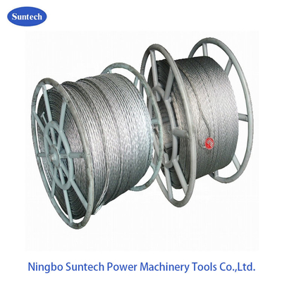 Cable galvanizado hexagonal que tira de la cuerda de alambre anti de la cuerda de alambre de la torsión del dispositivo con 6 cuadrados