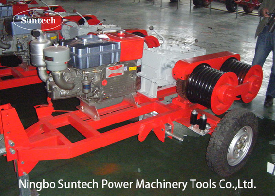Motor 5 Ton Double Capstan Winch Cable de Honda que tira de la máquina para la construcción del poder