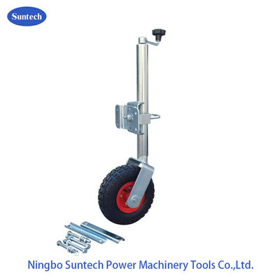 Rueda neumática galvanizada de 500lbs Marine Swivel Trailer Jack With