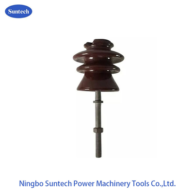 Pin High Voltage Porcelain Insulators esmaltado 11KV P - 11 - Y