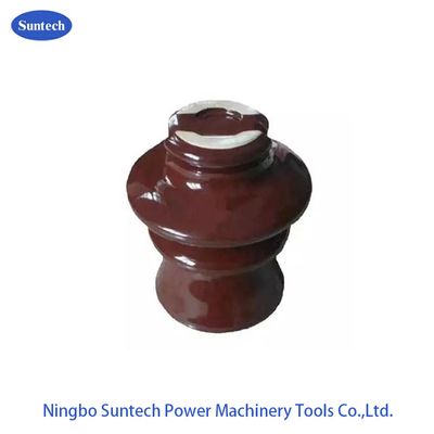 Pin High Voltage Porcelain Insulators esmaltado 11KV P - 11 - Y