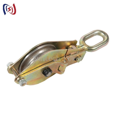 Polea acanalada del doble de 30KN 100KN que alza al conductor Stringing Tools de los trastos