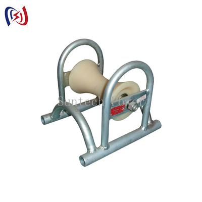 Cable subterráneo a prueba de golpes que tira del rodillo con la polea acanalada de aluminio de nylon