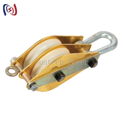 Bloque de elevación de levantamiento de nylon 3 Ton Cable Pulling Pulley