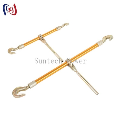 Torniquete de acero ligero del gancho doble de la aleación de aluminio para la construcción del poder