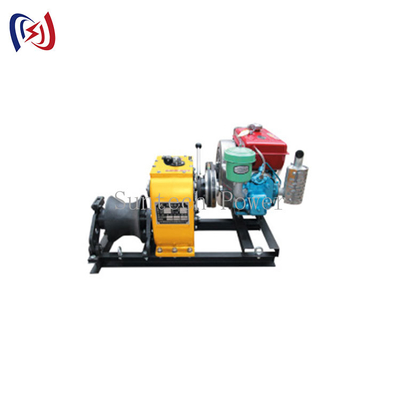 Colocación exacta de Cable Winch Puller del modelo de 30KN SFJ con el motor de gasolina