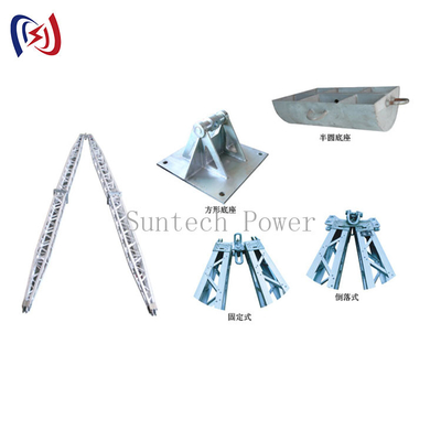 Una forma enreja las construcciones de Gin Pole Tower Erection Tools