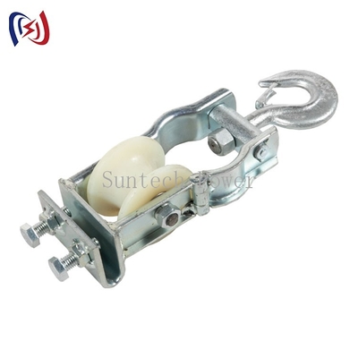 Sentada de doble uso y tipo colgante conductor Pulley Stringing Block de la cuerda de alambre