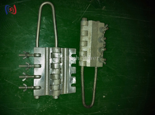 Tipo de perno anti torsión de acero de la cuerda agarre de cuerda conductor de cuerda Come Along pinza