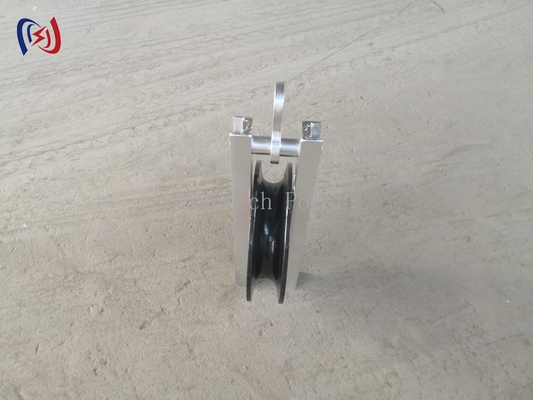 Bloques de giro de alta velocidad de acero simple con conductor de hebilla de acero