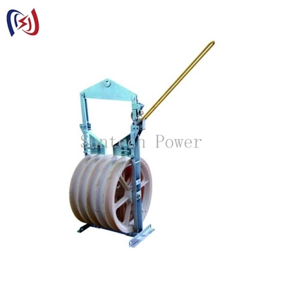 508 X 75MM Bloques de cuerda de cable de carga pesada con polea conductor
