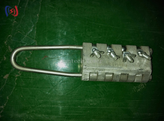 Tipo de perno anti torsión de acero de la cuerda agarre de cuerda conductor de cuerda Come Along pinza