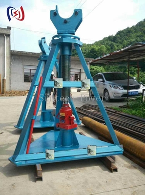 Soporte de carrete hidráulico de cable de 70 kN – Elevación industrial de alta resistencia | Marco para proyectos de energía y telecomunicaciones