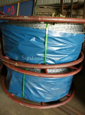 Cable de acero trenzado antitorsión    Cables galvanizados de alta resistencia para la construcción de líneas eléctricas