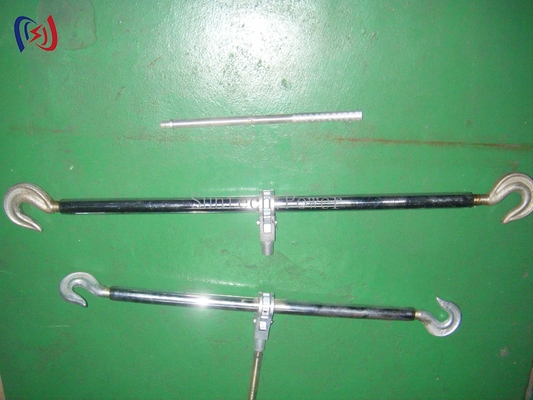 Tornuela de acero de doble gancho de trabajo pesado acero de carbono forjado tensión ajustable
