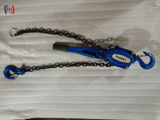 Elevación manual del mango de la cadena con llave de seguridad para un control seguro de la carga