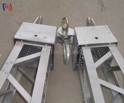 Ingeniería de un poste de ginebra de forma de rejilla para levantar cargas pesadas