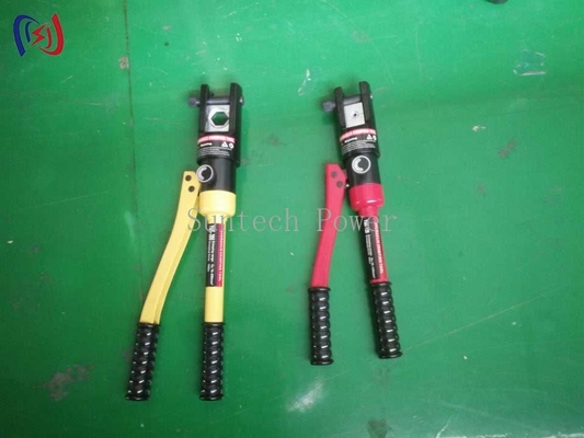 Herramienta de crimpado hidráulica profesional con bomba integrada para conectores eléctricos