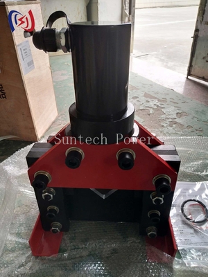 Cortador de acero angular hidráulico, herramienta industrial de alta resistencia para corte de precisión a 45° y 90°