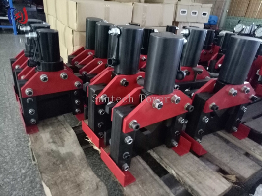 Cortador de acero angular hidráulico, herramienta industrial de alta resistencia para corte de precisión a 45° y 90°