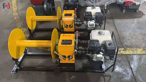 Cabrestante de tracción de cable de 5T de alta resistencia para la instalación de cableado subterráneo y aéreo