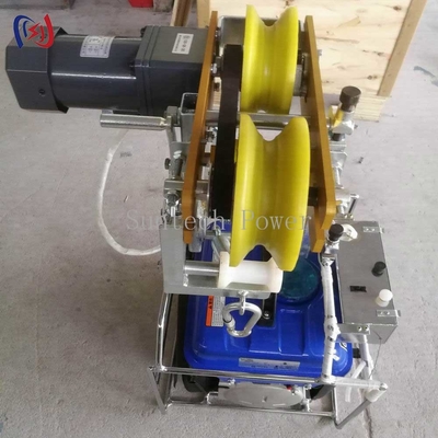 Máquina de tracción automática de 35 kg de capacidad para la instalación de tuberías de cable.
