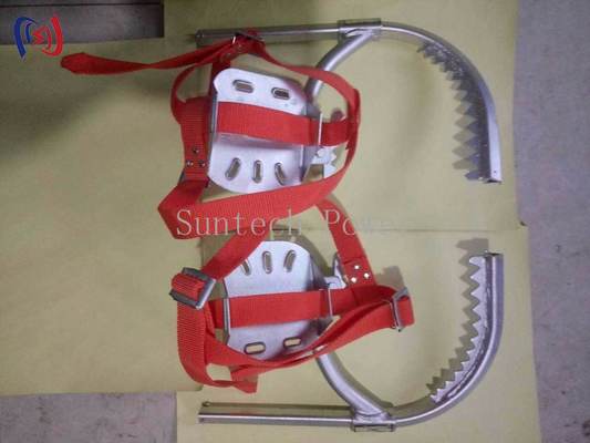 Abrazaderas para pies de escaladores profesionales para postes de utilidad y mantenimiento