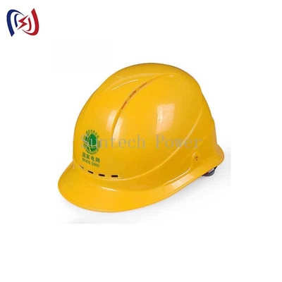 Casco de seguridad industrial con forro amortiguador para trabajos de servicios públicos