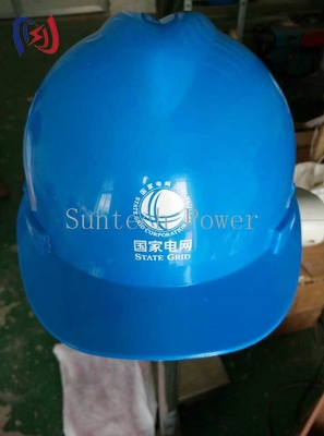 Casco de seguridad industrial con forro amortiguador para trabajos de servicios públicos