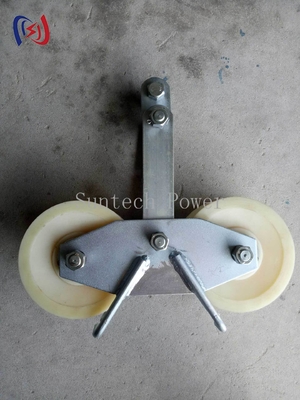 Bloque de tendido de doble polea con rodamientos de bolas para un tendido de cable suave​