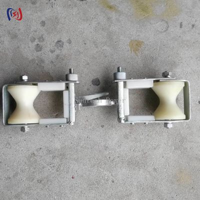 Bloque de doble vaina de varios surcos para la instalación paralela de cables